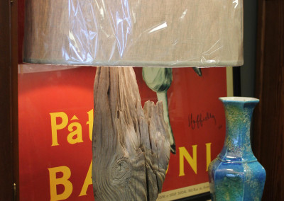 SOLD – Heart Pine and Driftwood Lamp