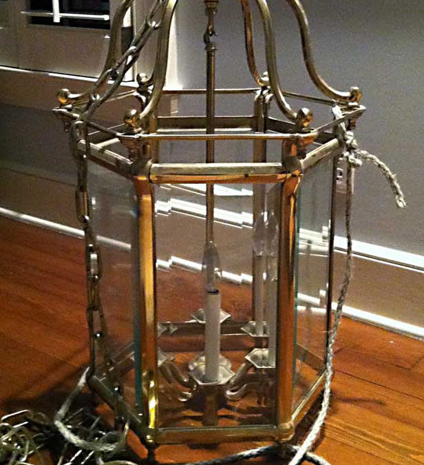 Brass Lantern Fixture